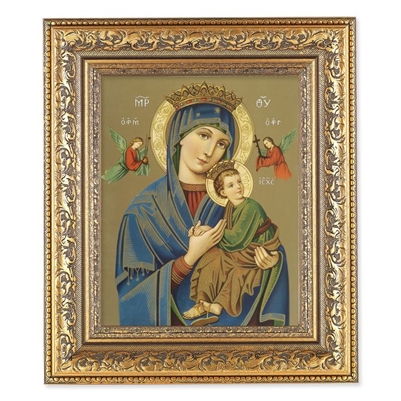 Framed Image of Our Lady of Perpetual Help